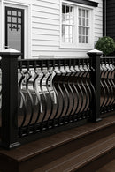 51 Pack 82cm Metal Deck Balusters and Iron Stair Railing Spindles for Outdoor and Indoor Use