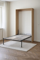 Double DIY Wall Bed Hardware Kit with Gold handle and Frame and Mechanism for Custom Build