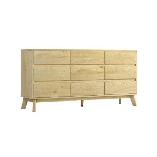 9 Chest Of Drawers Cabinet Dresser Table Tallboy Storage Bedroom Oak