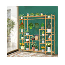 9 Tier Large Plant Shelf With Hanging Rack And Slatted Shelves