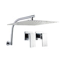 400Mm 16Inch Shower Head Square Stainless Steel Chrome
