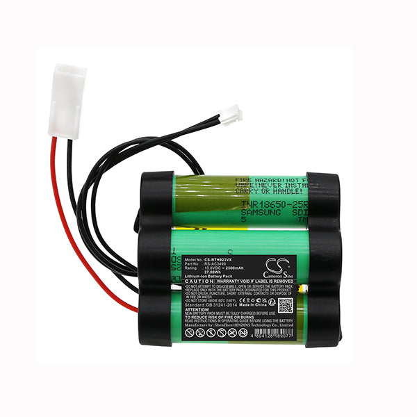 Cameron Sino Cs Rth923Vx 2500Mah Battery For Rowenta Ac923501 Vacuum