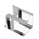 Chrome Toilet Paper Holder Rack Phone Shelf Storage Wall Mounted