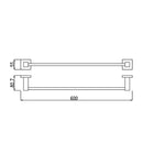 600Mm Towel Rail Bathroom Towel Hanger Single Towel Bar Rack Holder