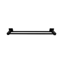 600Mm Double Towel Rail Bath Towel Holder Rack Towel Hook Black