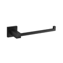 250Mm Towel Holder Rack Rail Bar Square Black Stainless Steel