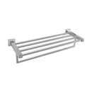 600Mm Towel Rack Holder With Shelf Square Towel Bar Towel Rails Chrome