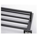 600Mm Towel Rack Holder With Shelf Square Towel Bar Towel Rails Black