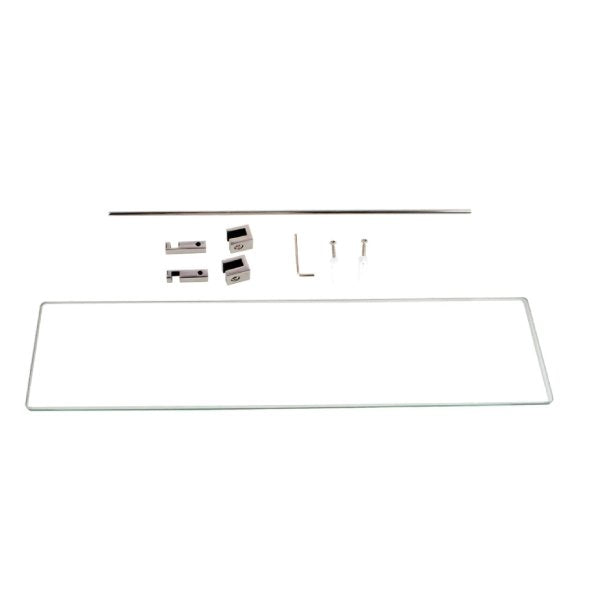 500Mm Glass Shelf Bathroom Shower Stainless Steel Wall Storage