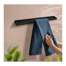 800Mm Towel Rack Bathroom Towel Rail Shelf Storage Wall Mounted Black