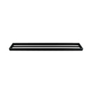 800Mm Double Towel Rack Bathroom Towel Rails Shelf Storage Rack Black