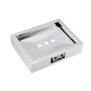 Bathroom Soap Dish Holder 304Ss Soap Holder Storage Box Drain Chrome