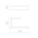 Toilet Roll Holder Tissue Paper Rolls Stainless Steel Chrome