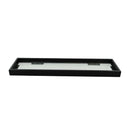 Shower Wall Storage Glass Shelf Rack Bathroom Shelf Holder Black