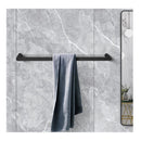 800Mm Bathroom Towel Rack Towel Rail Towel Bar Stainless Steel Black
