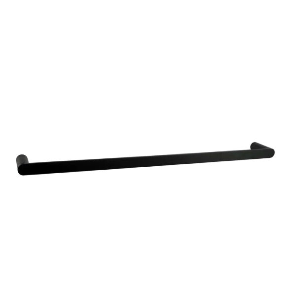 800Mm Bathroom Towel Rack Towel Rail Towel Bar Stainless Steel Black