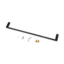 600mm Single Towel Rail Towel Holder Rack Bath Towel Bar Black