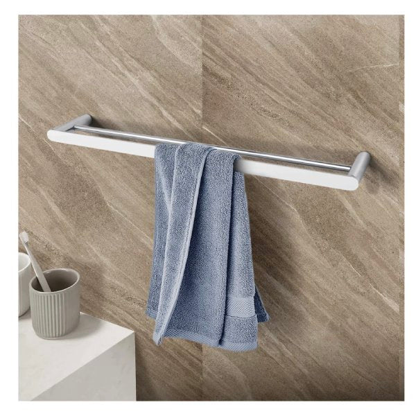 Double Towel Rack 800Mm Chrome Stainless Steel Bathroom Towel Rail