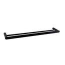 800Mm Bathroom Towel Rack Towel Rail Towel Bar Stainless Steel Black