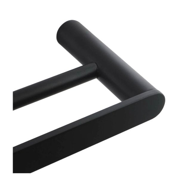 800Mm Bathroom Towel Rack Towel Rail Towel Bar Stainless Steel Black