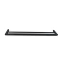 Luxury 600Mm Double Towel Rack Bathroom Towel Rail Black