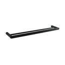 Luxury 600Mm Double Towel Rack Bathroom Towel Rail Black