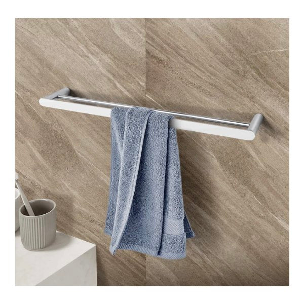 Luxury 600Mm Double Towel Rack Bathroom Towel Rail Chrome
