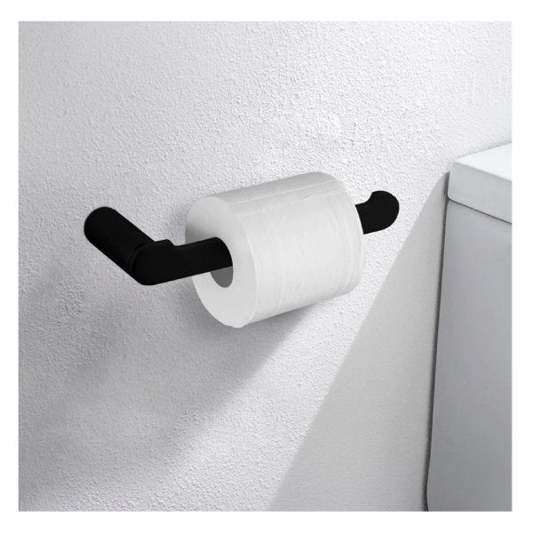 Tissue Toilet Paper Rolls Toilet Roll Holder Stainless Steel Black