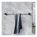 800Mm Cuttable Bathroom Towel Rail Stainless Steel Black