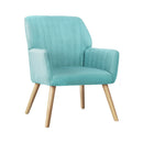Armchair Fabric Couches Blue