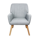 Armchair Lounge Sofa Chair Fabric Accent Chairs Armchairs Couches Grey