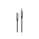 Alogic Ultra Male To Female Audio Extension Cable Space Grey 2M