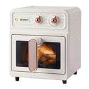 6L Air Fryer Knob Control 1700W Cream