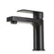 Prato Bathroom Single Lever Basin Mixer Tap Matte Black