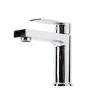 Prato Bathroom Single Lever Basin Mixer Tap Luxury Chrome