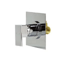 Quadro Wall Mounted Bath and Shower Mixer Chrome