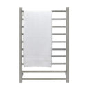 Fit Heated Towel Rail Square Tube Dual Wired W600mm X H920mm Polish