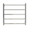 Fit Heated Towel Rail Square Tube Dual Wired W750mm X H700mm Polish