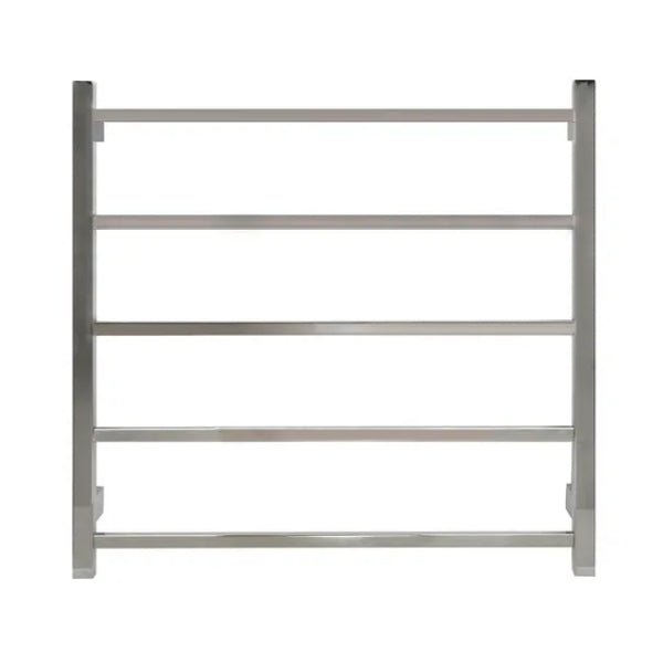 Fit Heated Towel Rail Square Tube Dual Wired W750mm X H700mm Polish