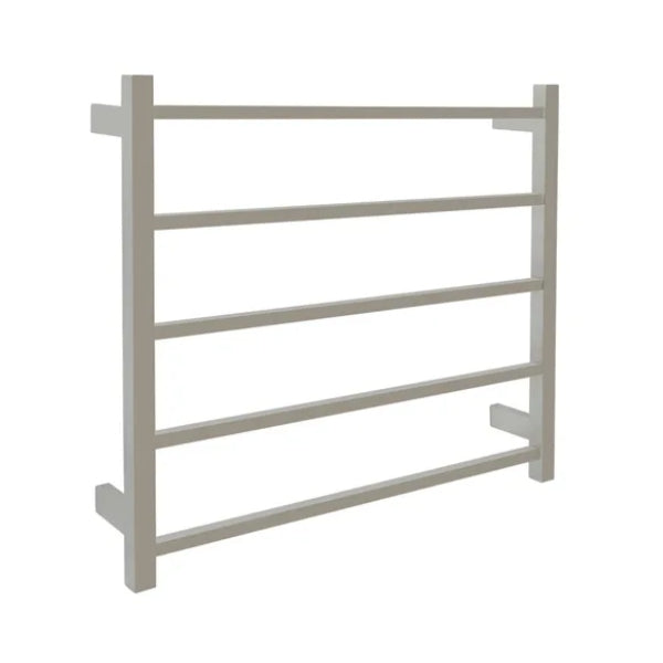 Fit Heated Towel Rail Square Tube Dual Wired W750mm X H700mm Polish