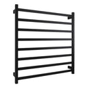 Ezy Fit Heated Towel Rail Square Tube Dual Wired W900Mm X H920Mm Black