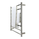 Fit Heated Towel Rail Square Tube Dual Wired W900mm X H920mm Polish
