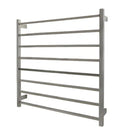 Fit Heated Towel Rail Square Tube Dual Wired W900mm X H920mm Polish