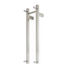 Ezy Fit Double Vertical Heated Towel Rail Square Tube H1400Mm Polished