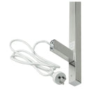 Ezy Fit Heated Towel Rail Single Vertical Square Tube H1400Mm Polish