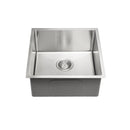 Stainless Steel Kitchen Laundry Sink 440mm Single Bowl Top Under Mount