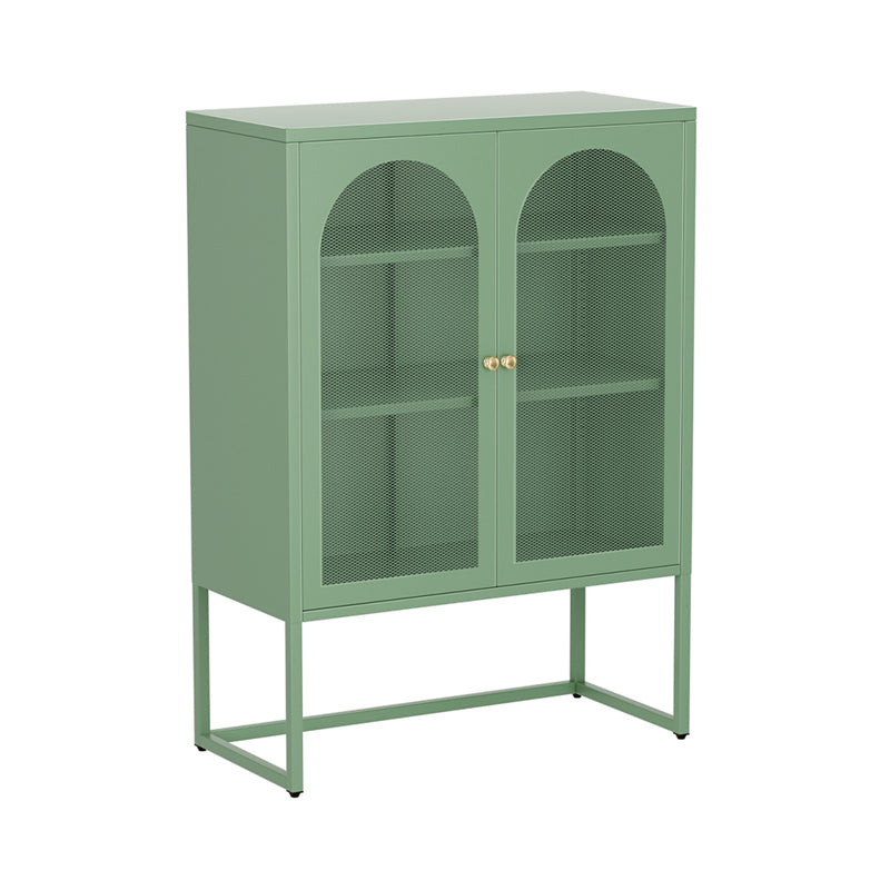 Buffet Sideboard Metal Cabinet - Elma Green