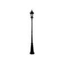 Traditional Outdoor Post Light Black