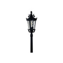Traditional Outdoor Post Light Black