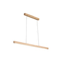 150Cm Ash Wood Tri Colour Led Linear Pendant